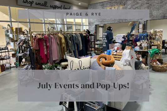 July Events and Pop-Ups