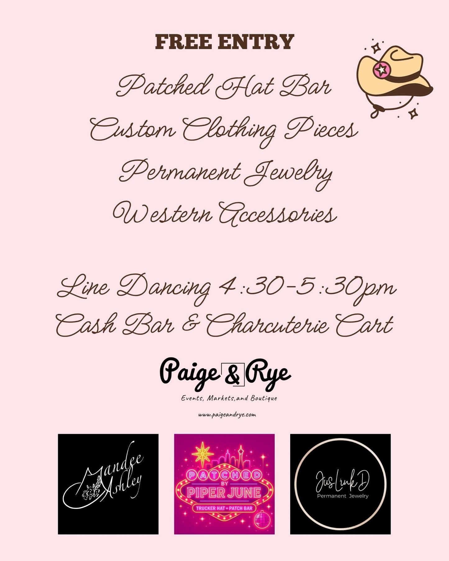 Line Dancing and Pop Up