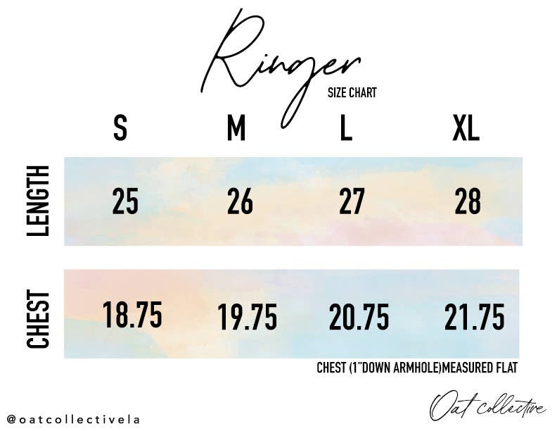 Basic Blank Ringer Top