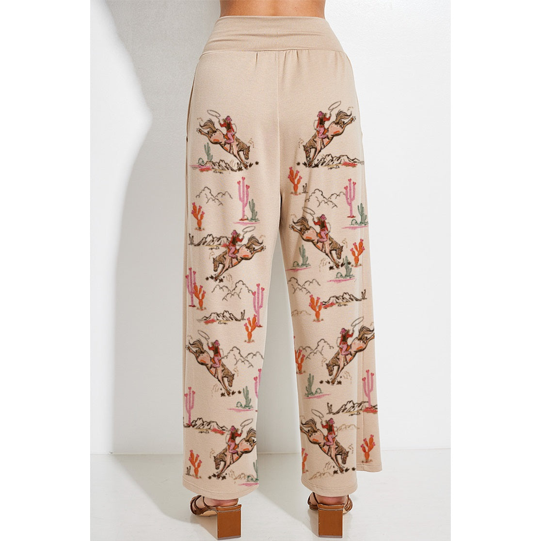 Cowgirl Crop Tank Top and Maximized Pants Set