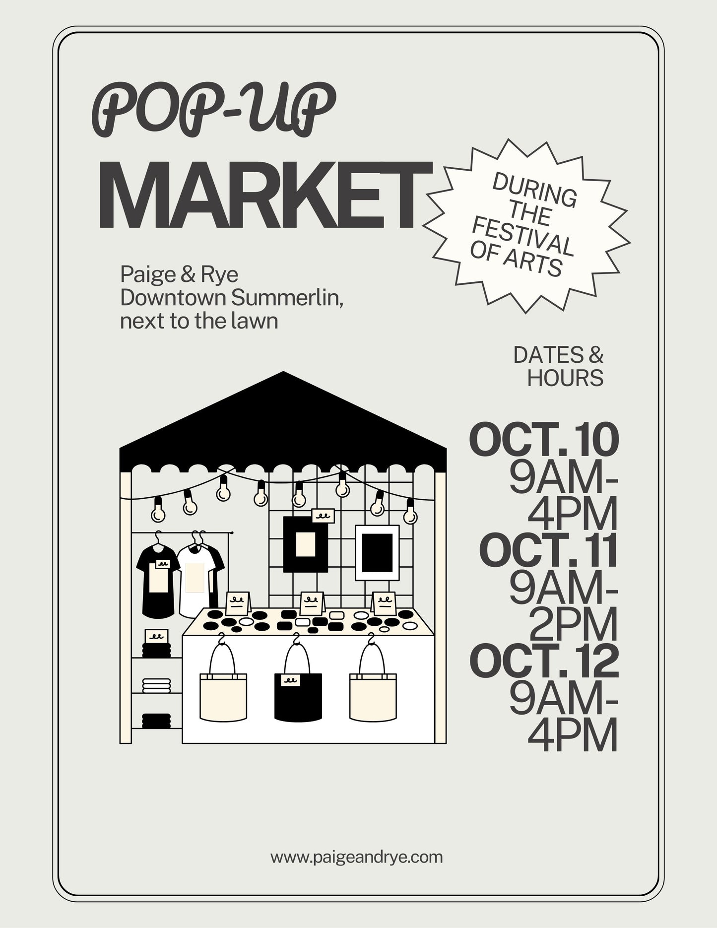 Pop-Up Markets
