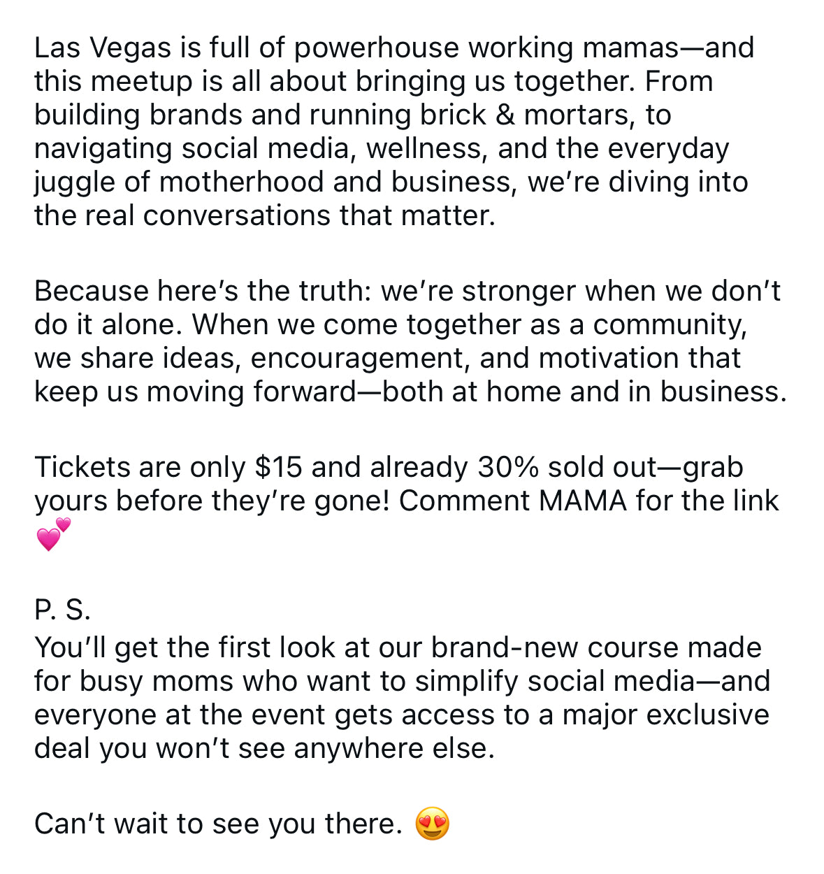 Working Mama’s Meet Up