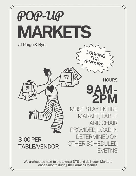 Pop-Up Markets
