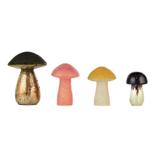 Glass Mushroom Set