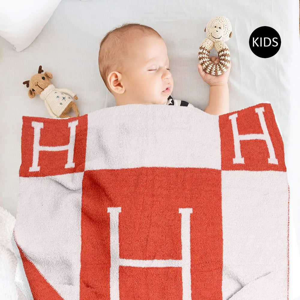 Designer Inspired Kids Throw Blanket