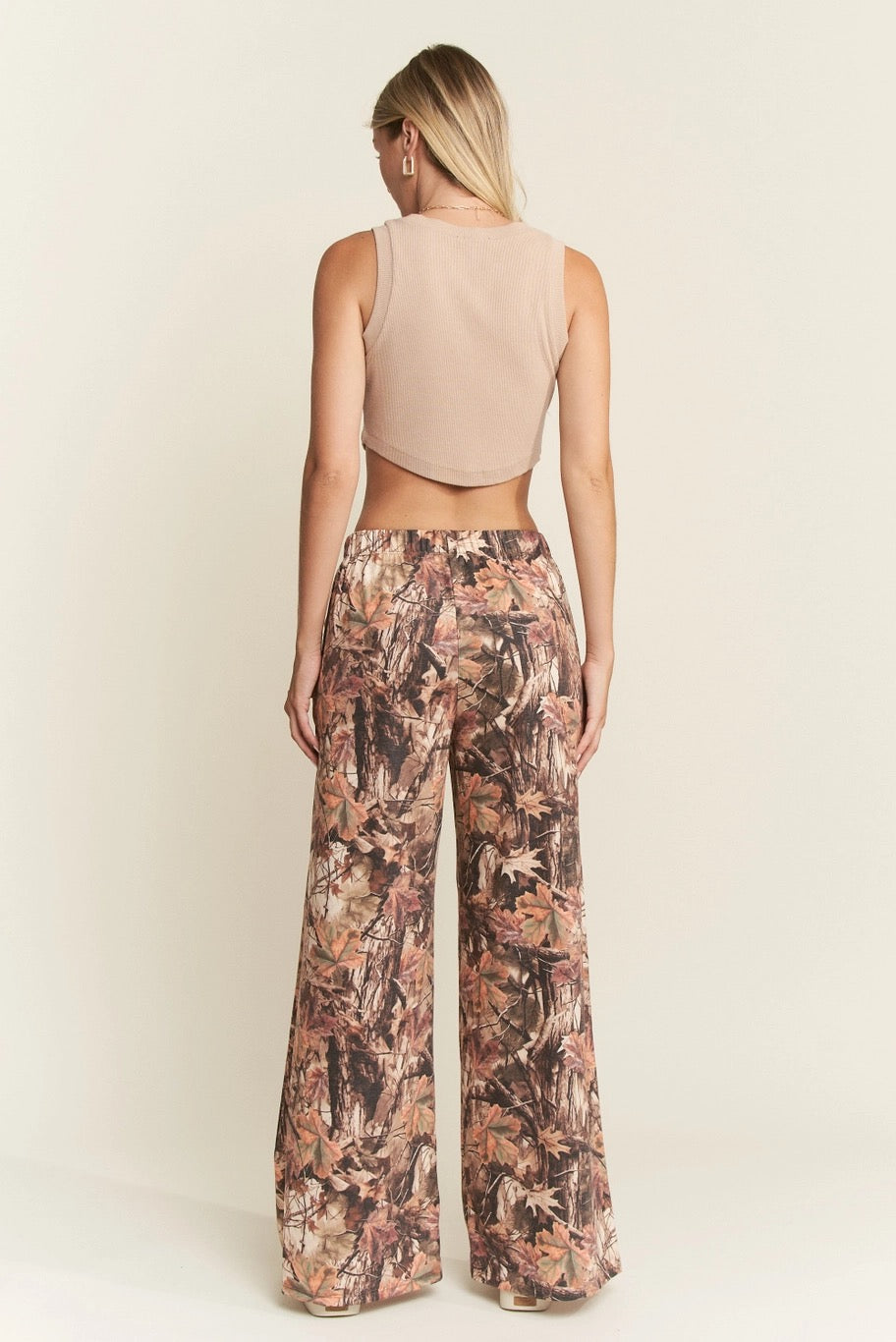 Forest Camo Wide Leg Pants
