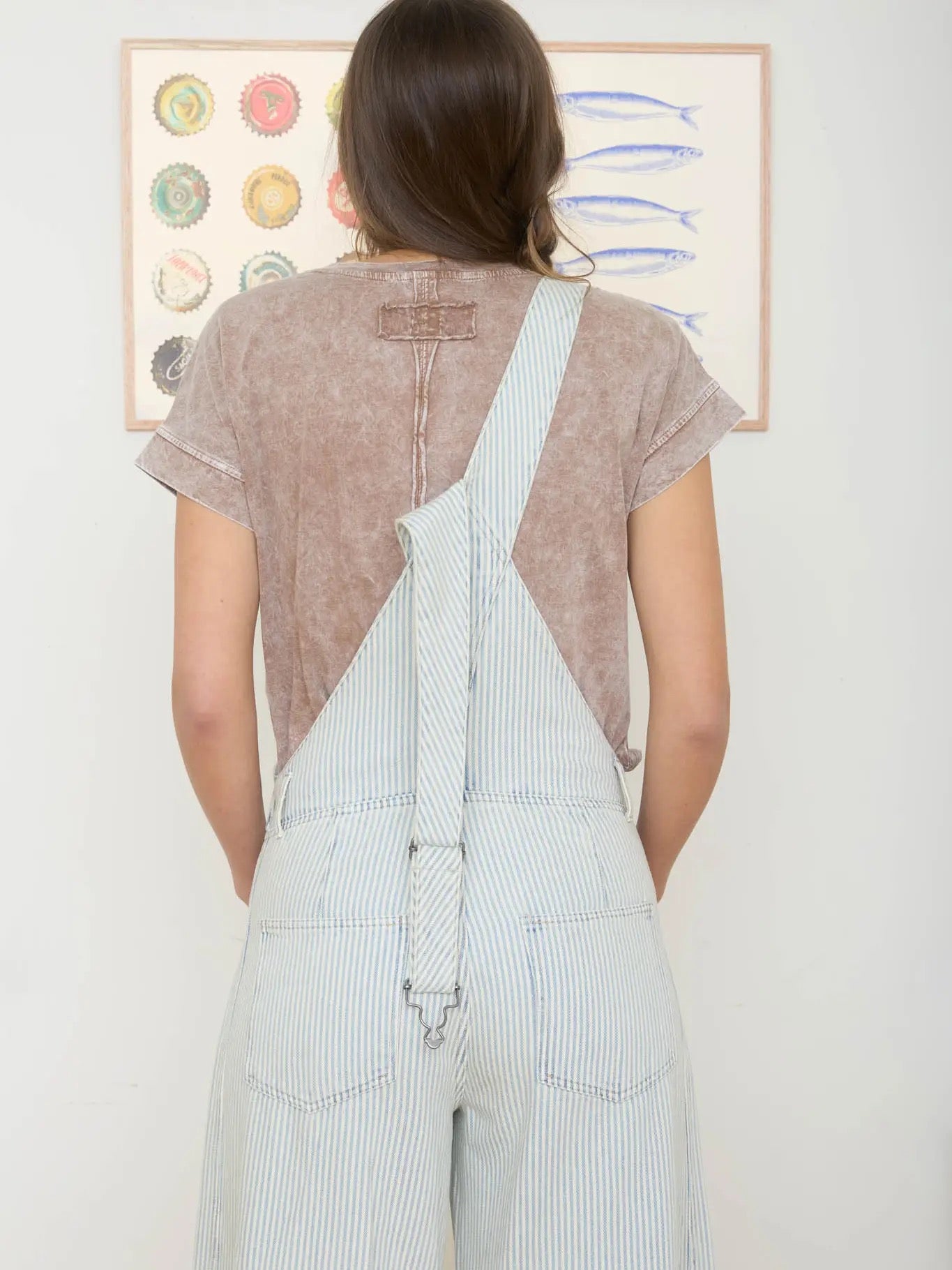 Washed Short Sleeve Boxy Knit Top