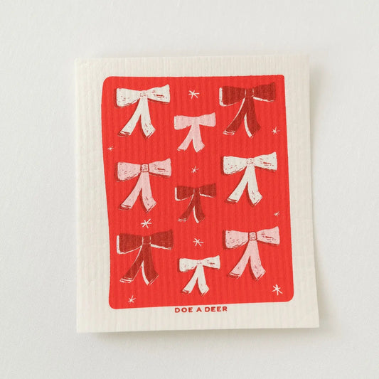 Tie A Bow Swedish Dishcloth