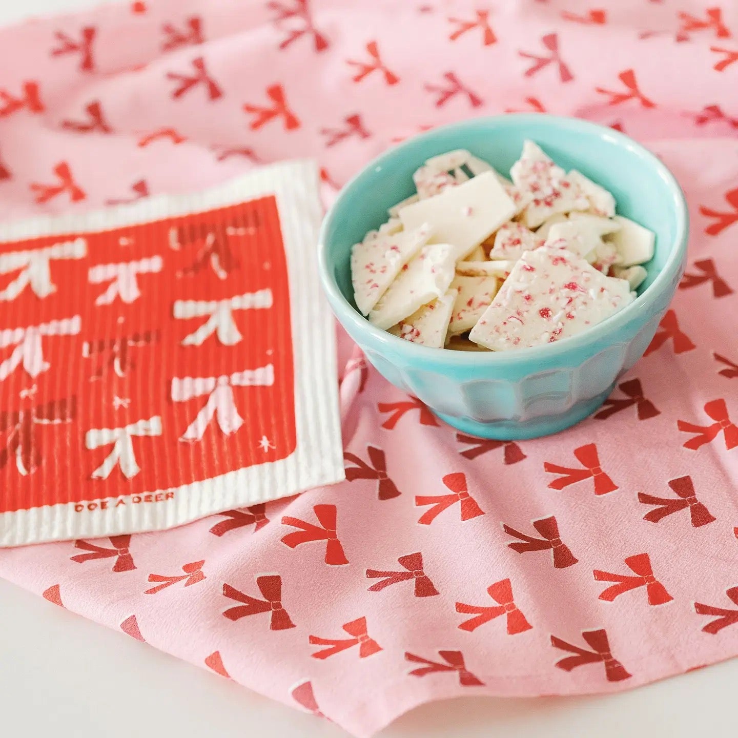Tie A Bow Swedish Dishcloth
