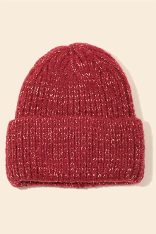 Ribbed Knitted Beanie