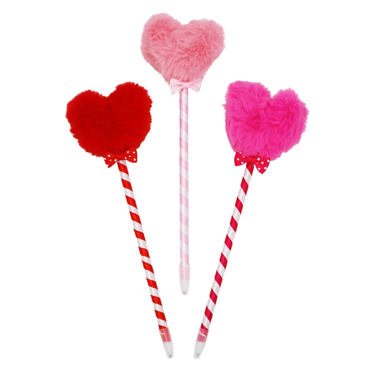 Heart Faux Fur Pen