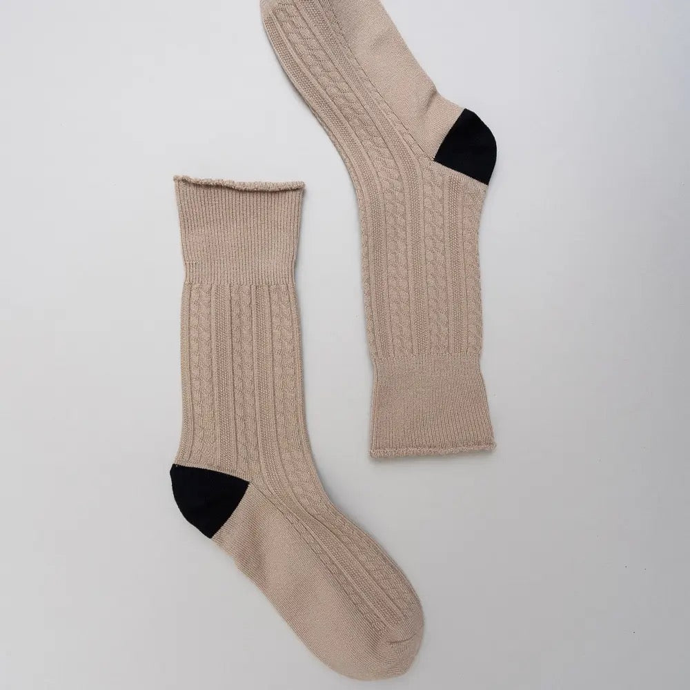 Scalloped Edge Socks
