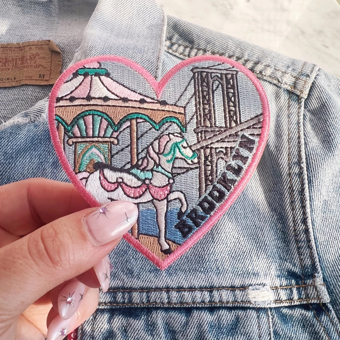 Brooklyn Bridge Heart Patch