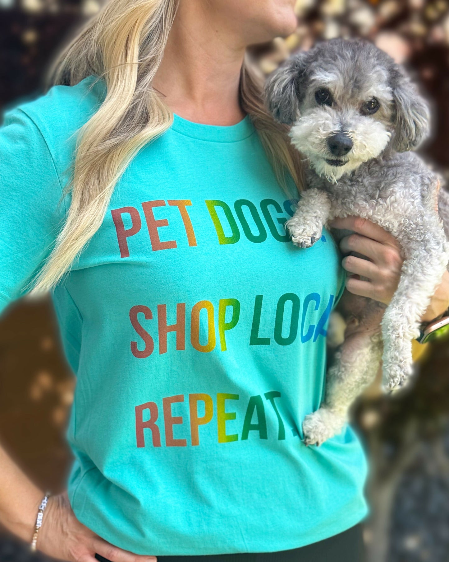 Pet Dogs Shop Local - Teal 1