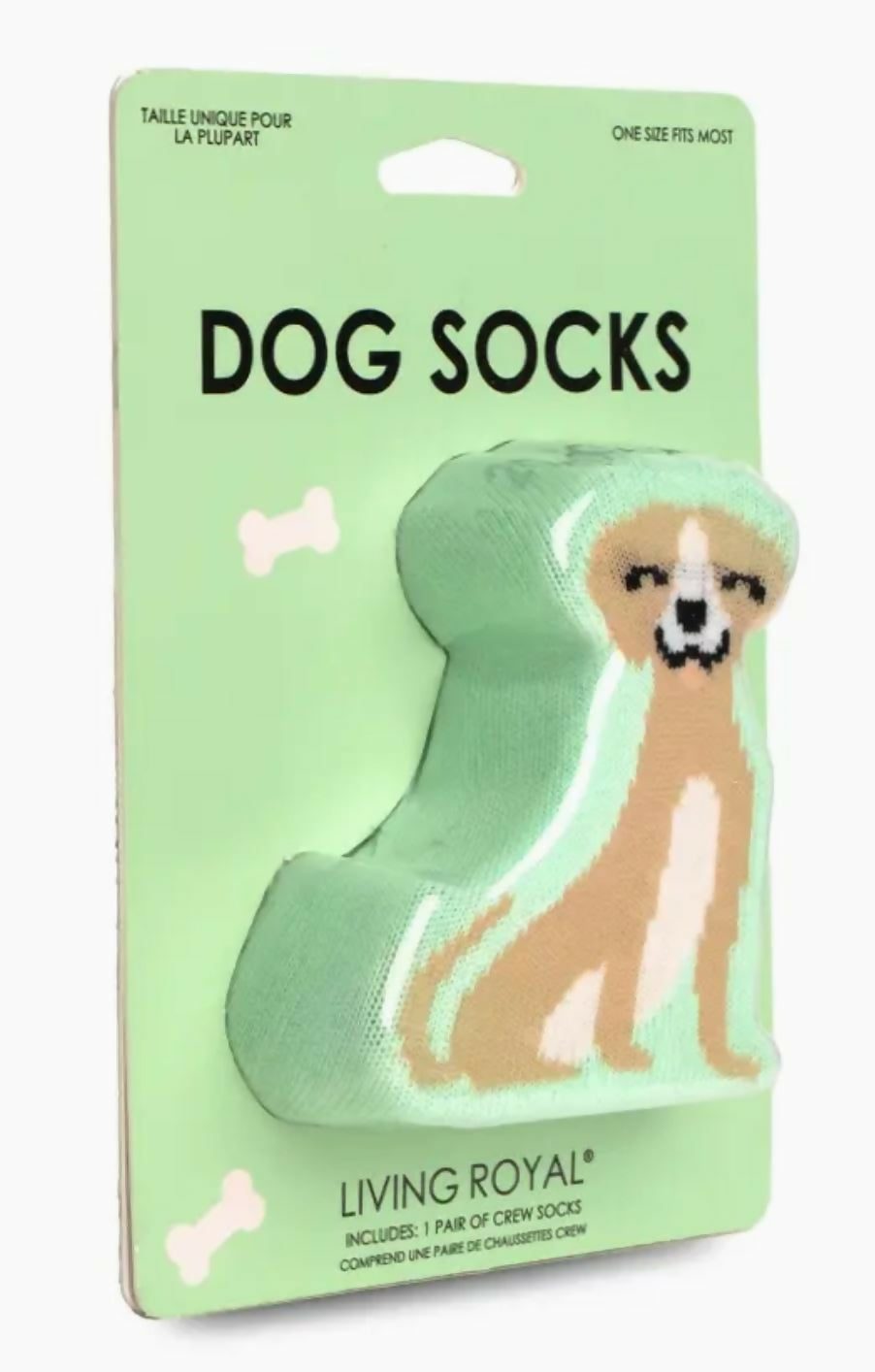 3D Dog Crew Socks 2