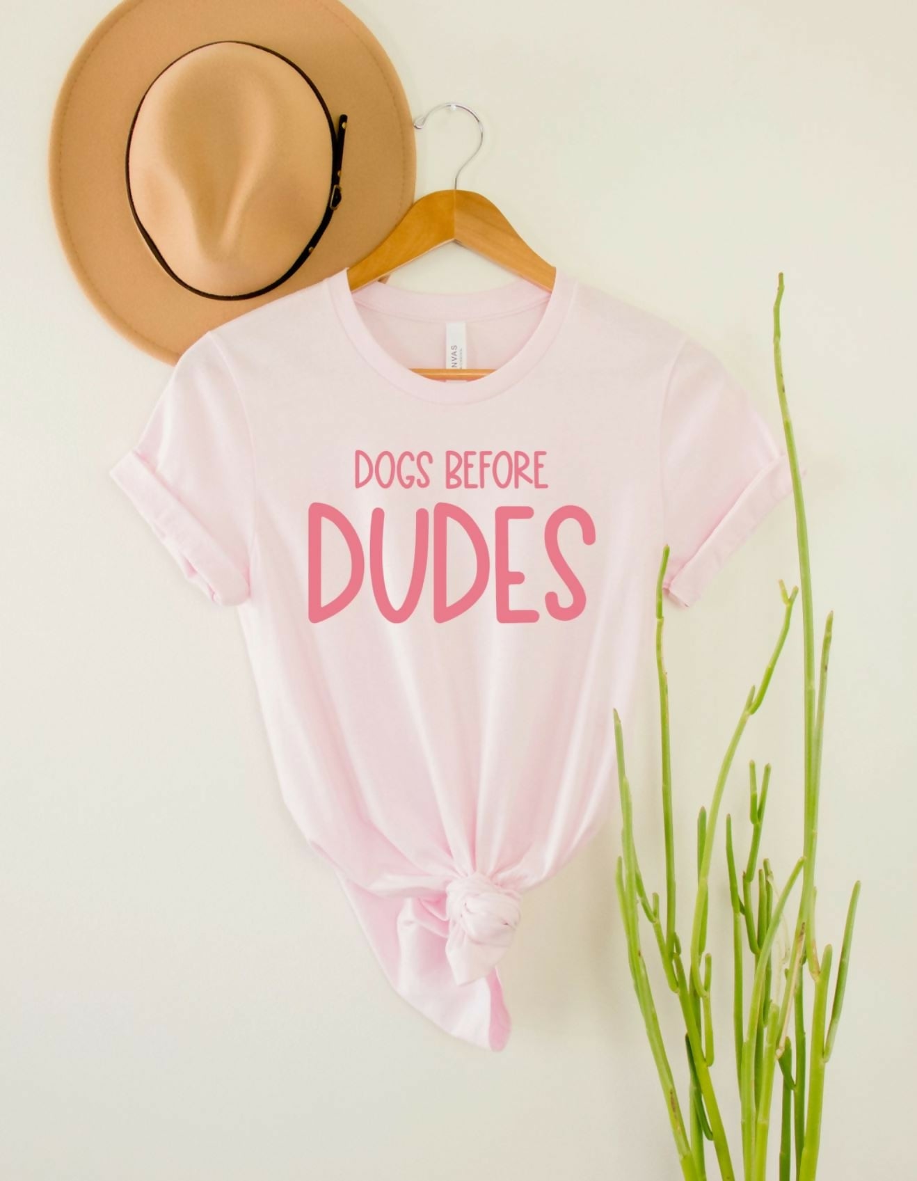 Dogs before dudes t-shirt