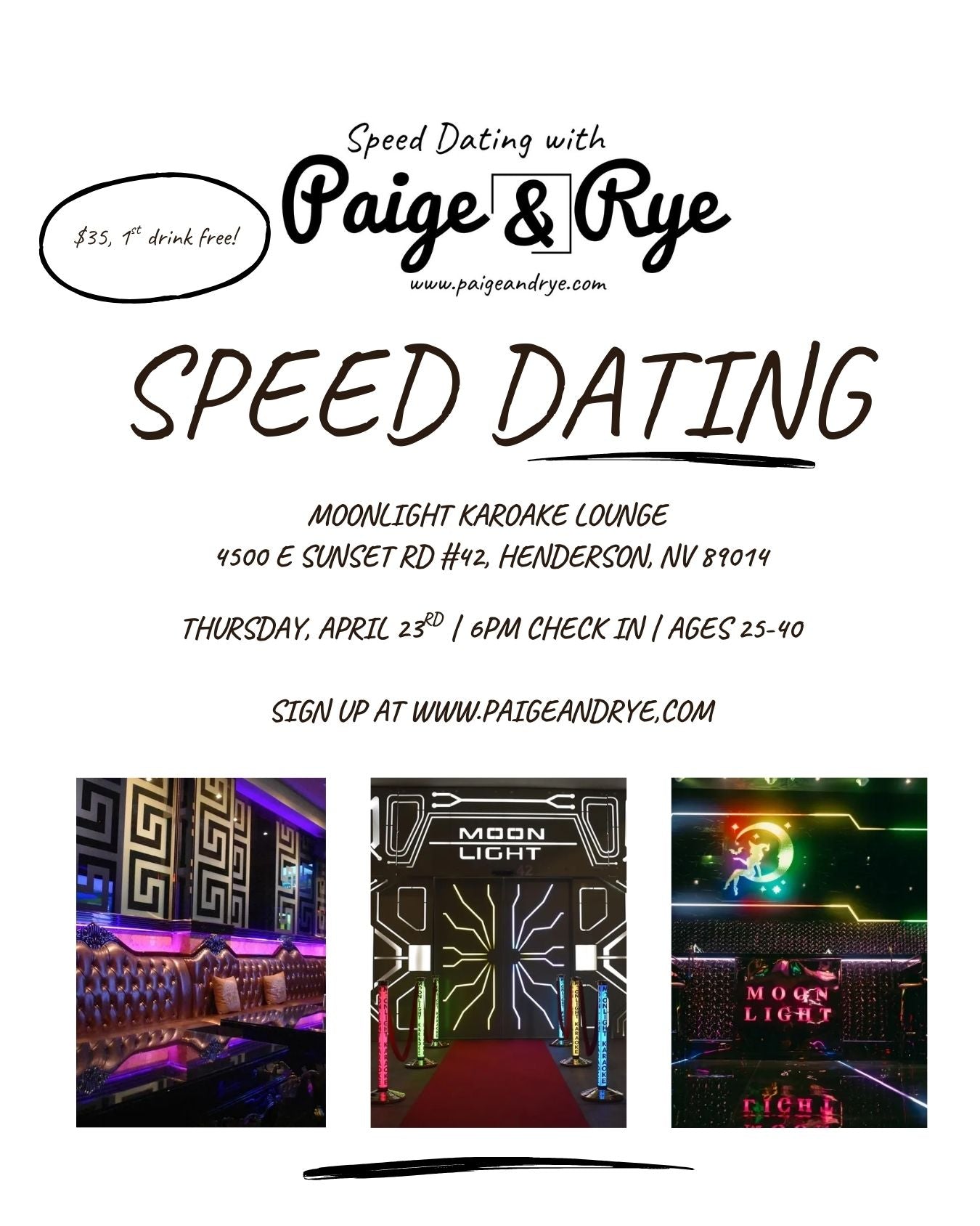 Speed dating- 25-40 in Henderson