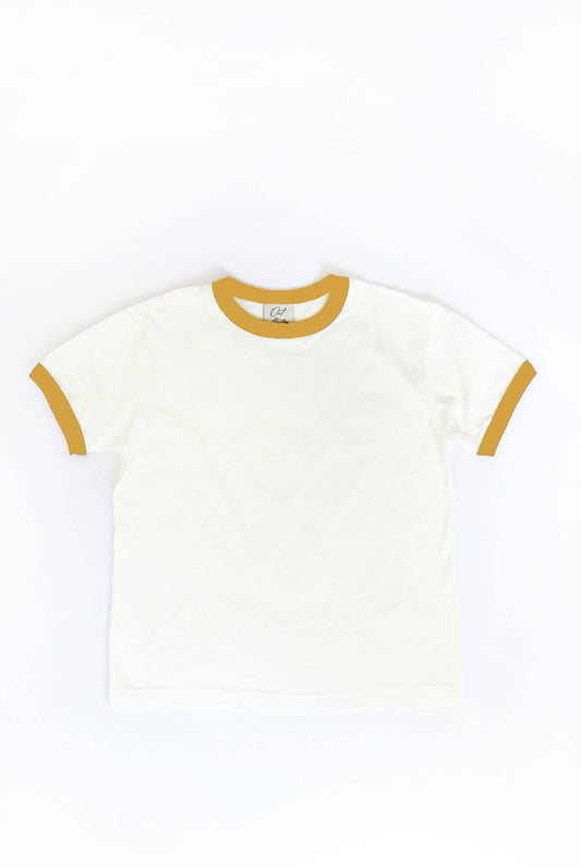 Basic Solid Ringer Toddler Unisex Ringer Top