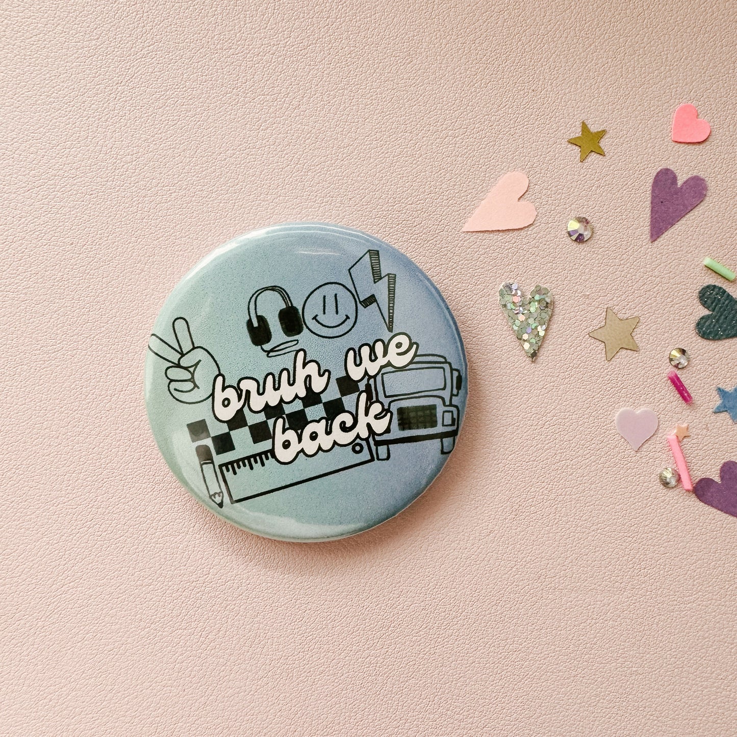 Bruh Button Pin