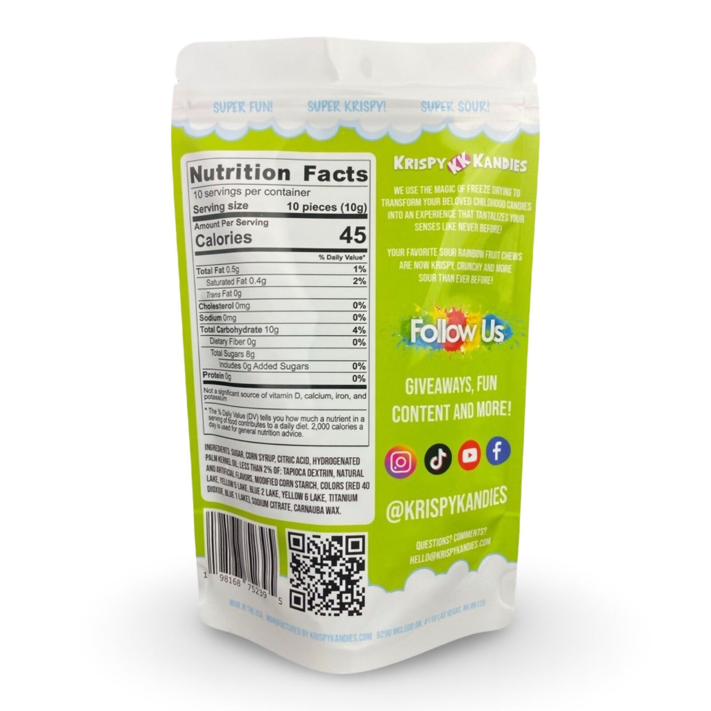 Freeze Dried Super Sour Fruit Blasts