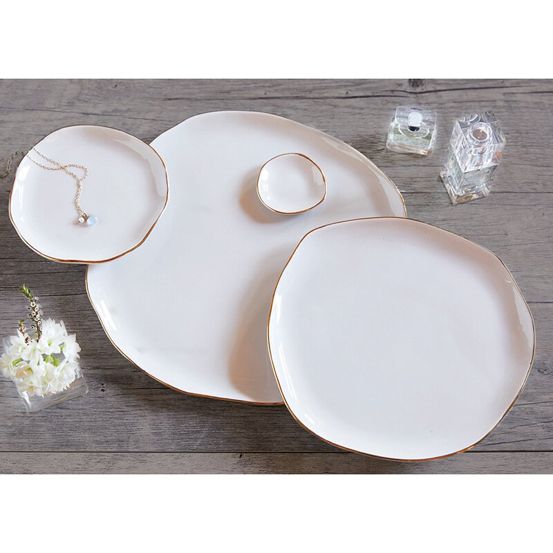 Ceramic Tray - Large - Grey