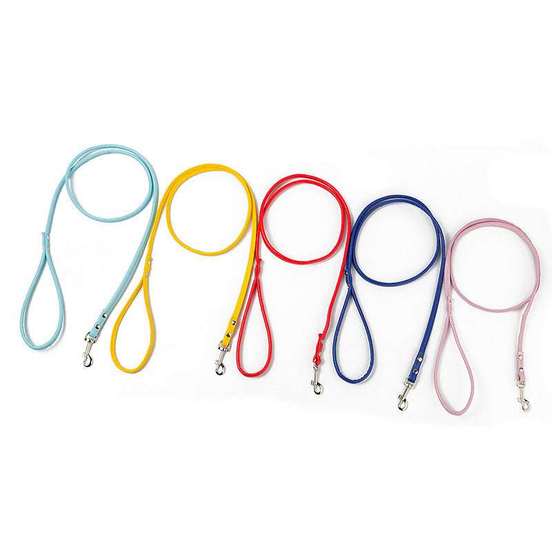 Faux Leather Leash for Pets