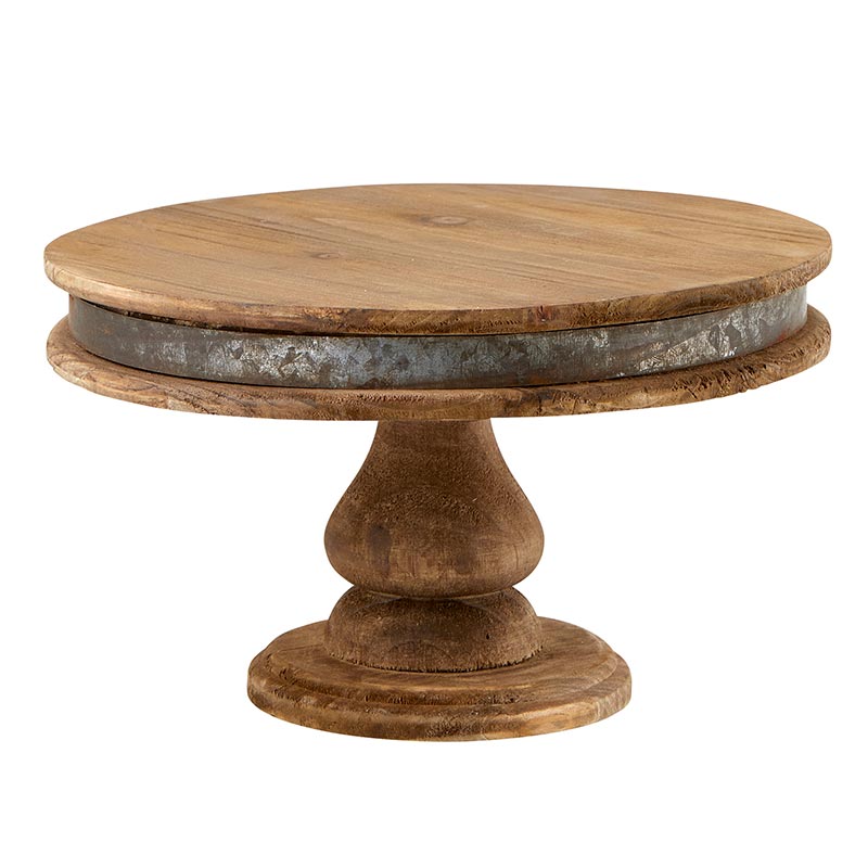 Wood and Metal Riser Stand
