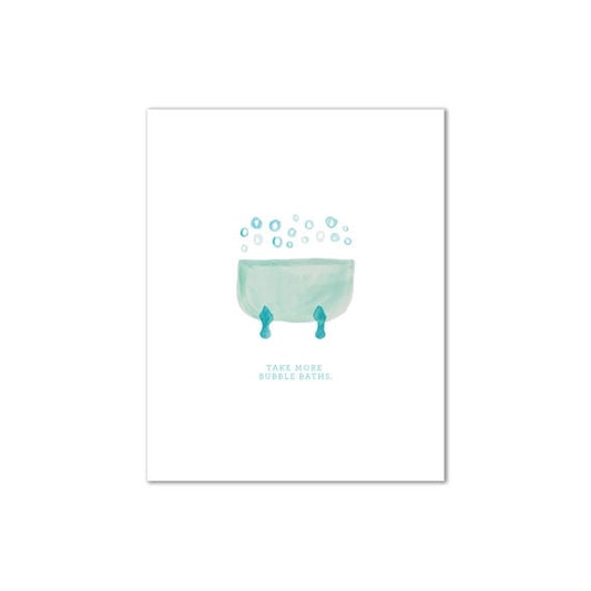 Bubble Bath Art Print
