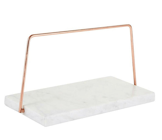 Marble + Rose Gold Iron Plate