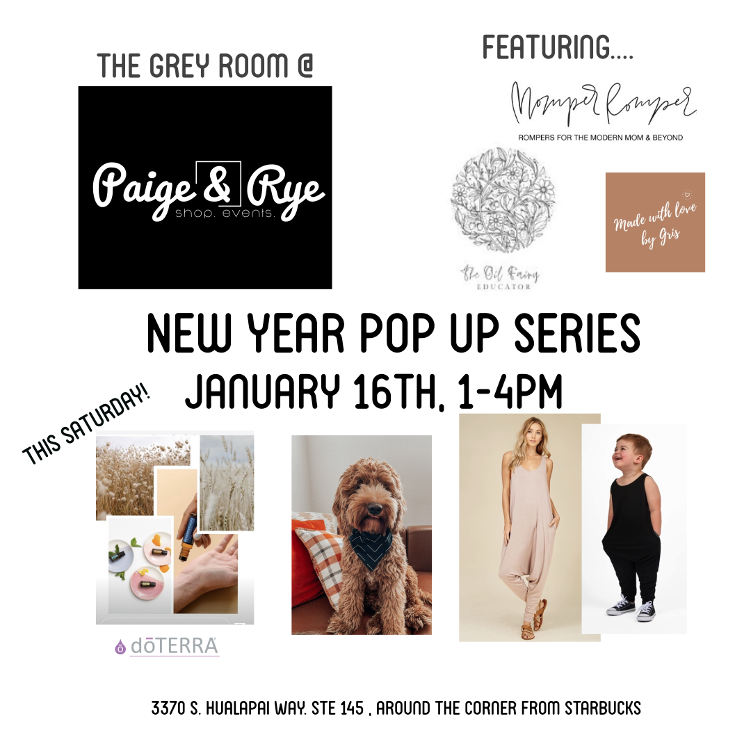 Upcoming Pop Up Events