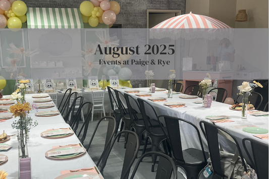 August 2025 Events + Happenings