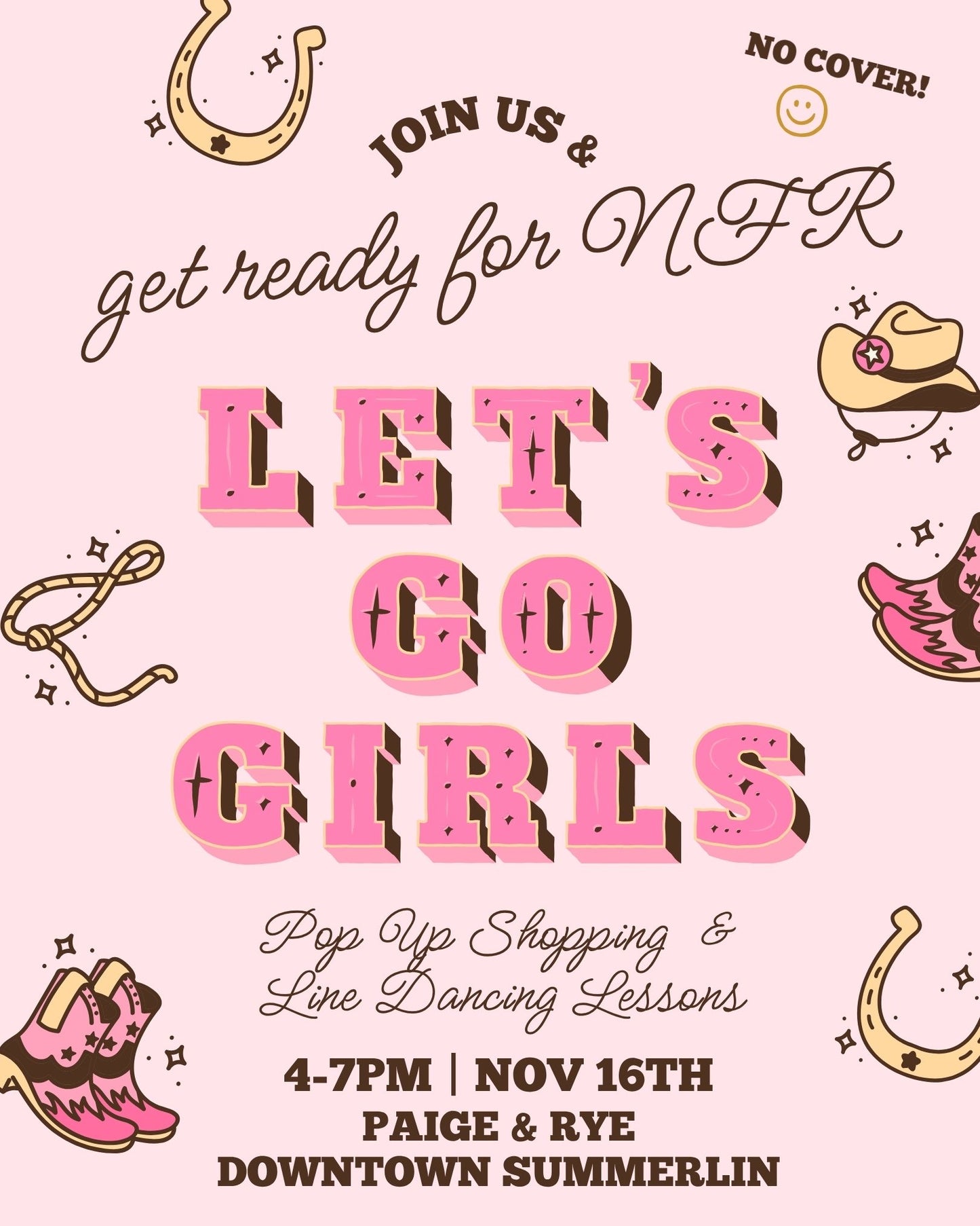 Line Dancing and Pop Up