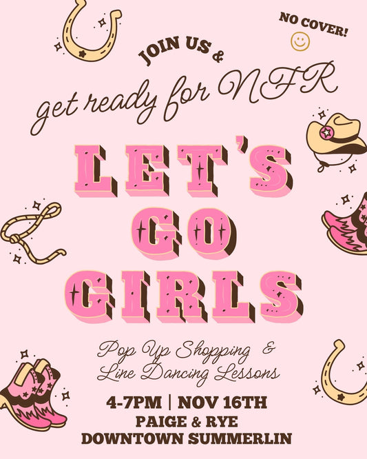 Line Dancing and Pop Up