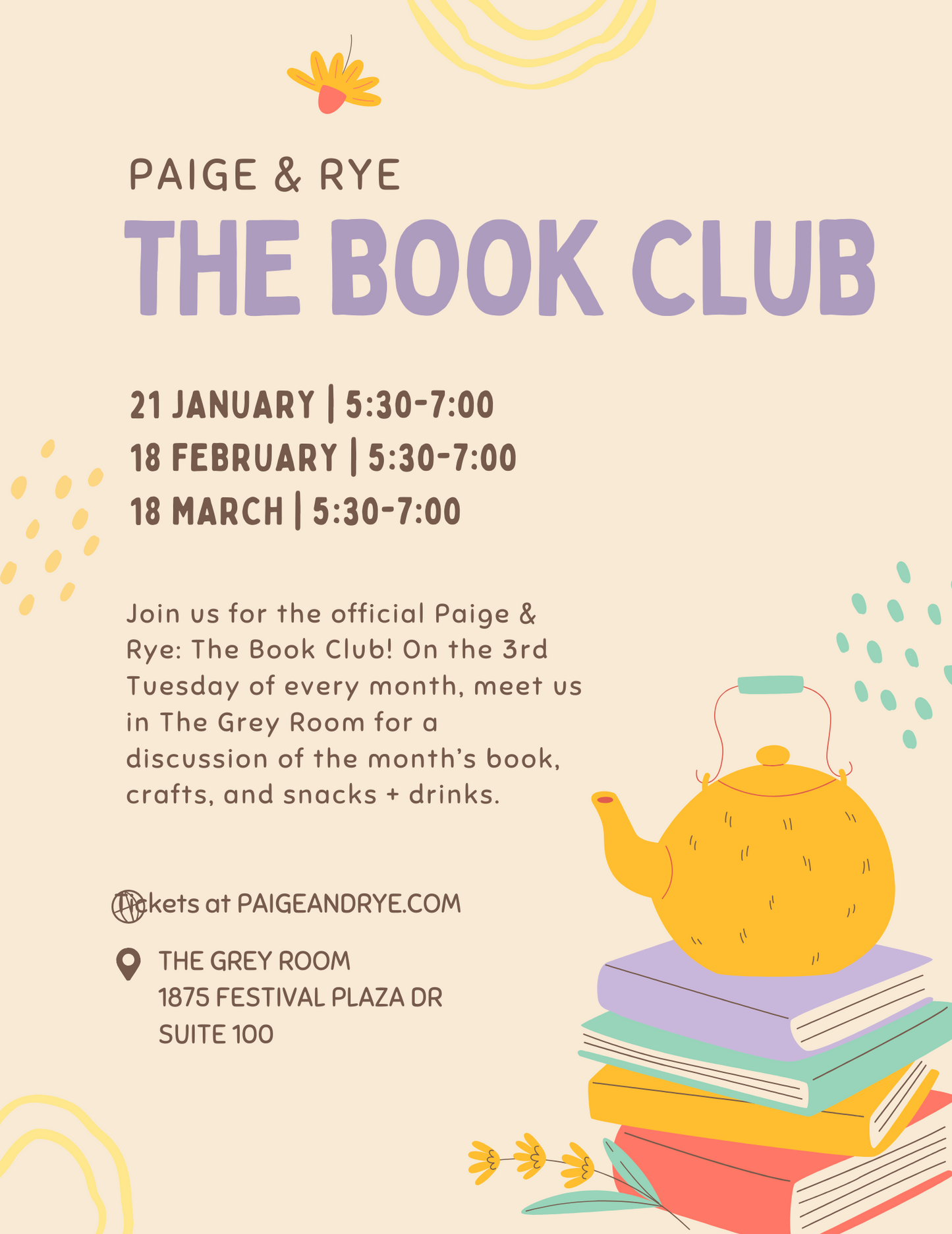 Book Club by Paige & Rye