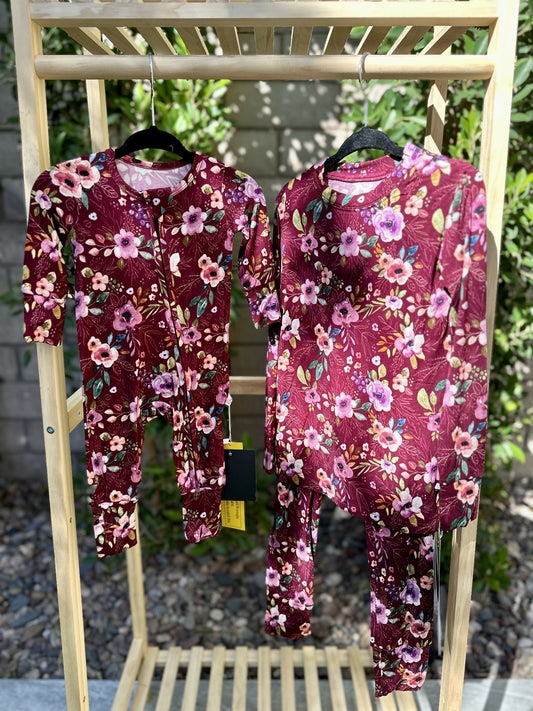 Bamboo Pajamas 'Amethyst Floral'