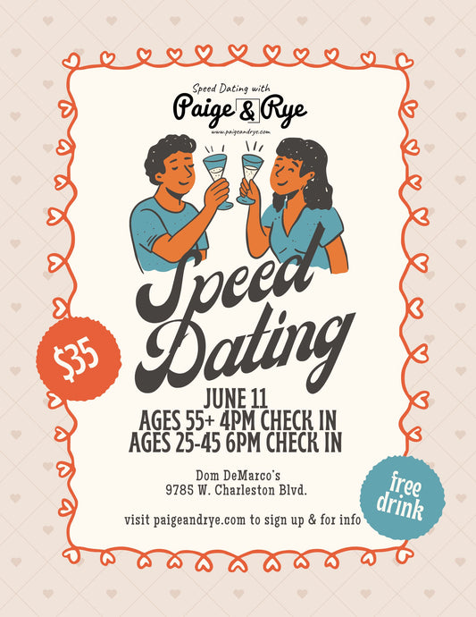 Speed Dating - Two Sessions 6.11