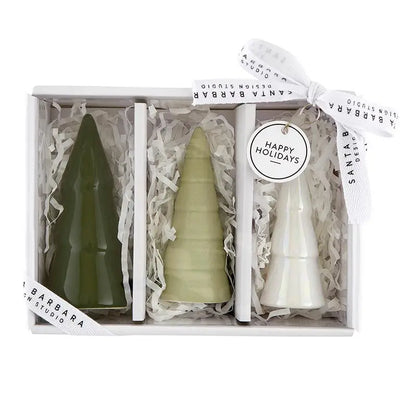 Holiday Ceramic Tree Set - Green