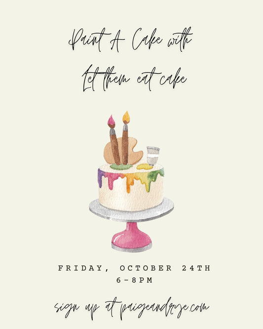Autumn Cake Painting Class
