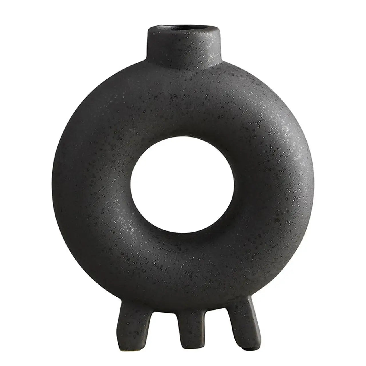 Grey Hallow Donut Vase - Small