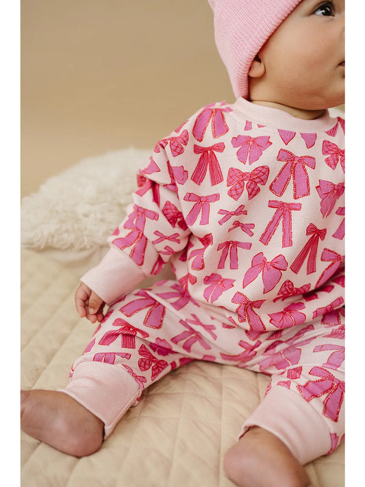 Whimsy Bows Jogger Set