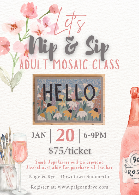 Mosaic Class (adults)