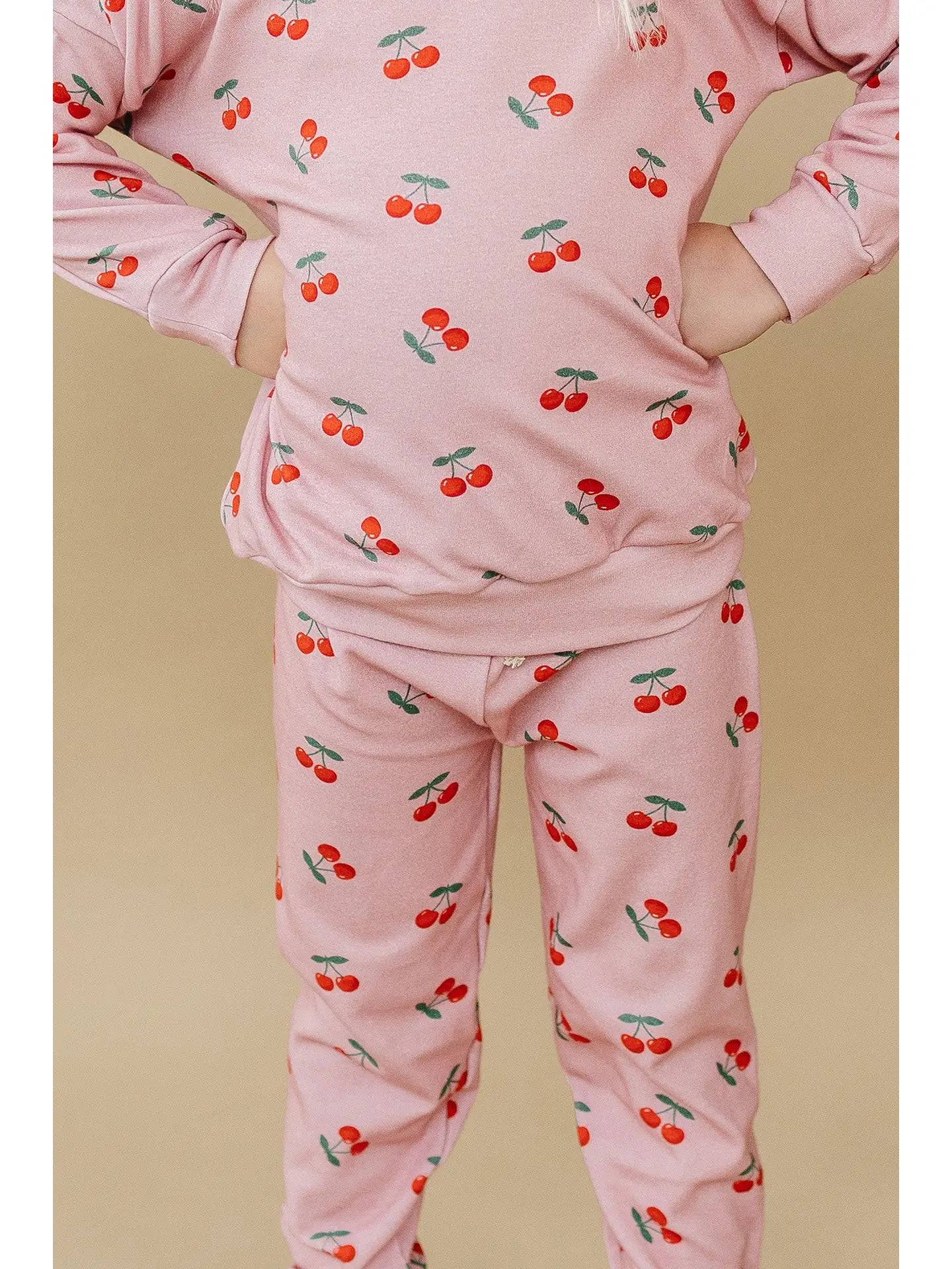 Cherry Kid Jogger Set