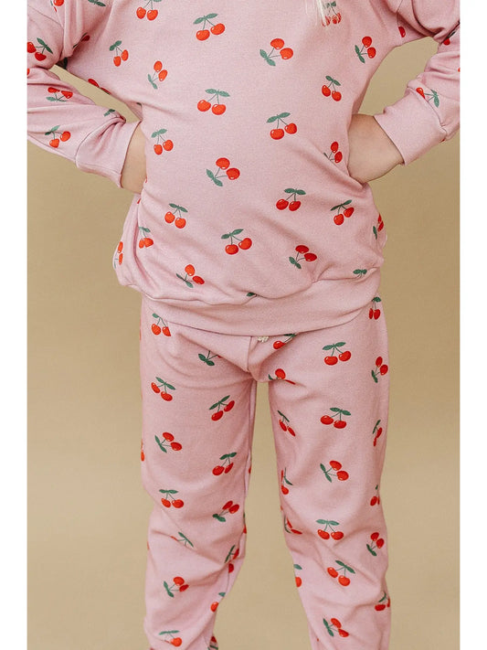 Cherry Kid Jogger Set