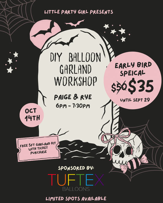 DIY Balloon Garland Workshop with Little Party Girl
