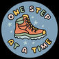 One Step at a Time Sticker