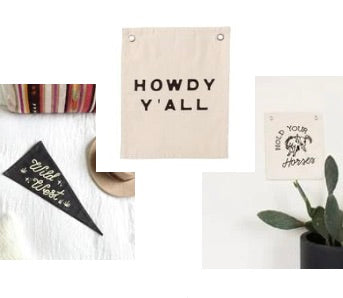 Howdy Line- Western Banners & Pennants