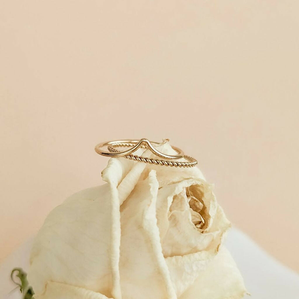 Empowered Gold Fill Ring