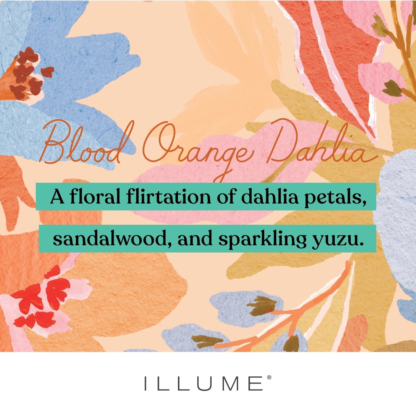 Illume Lavish Hand Cream In Blood Orange Dahlia