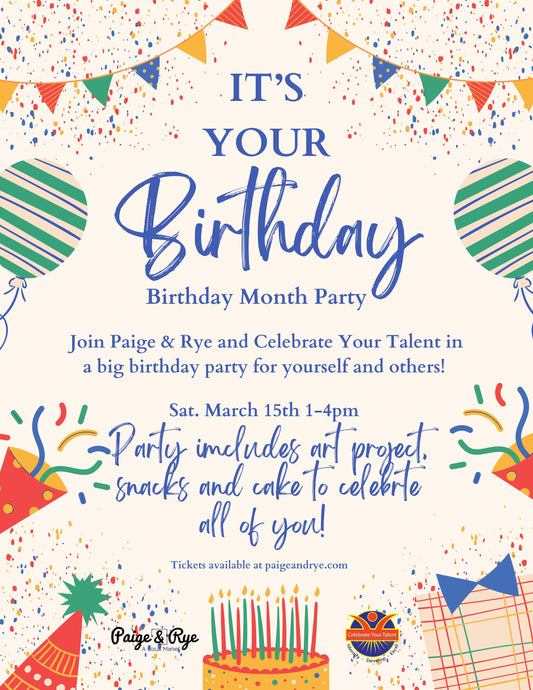 Monthly Birthday Party Celebration