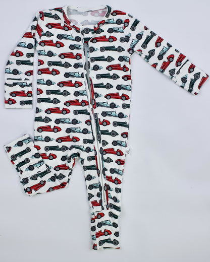 Bamboo Pajamas 'RACE CAR'